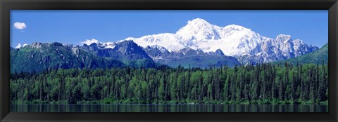 Framed Alaska, Denali National Park, Byers Lake Print