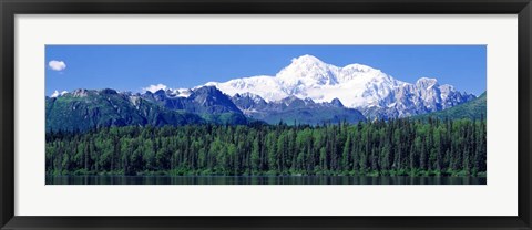 Framed Alaska, Denali National Park, Byers Lake Print