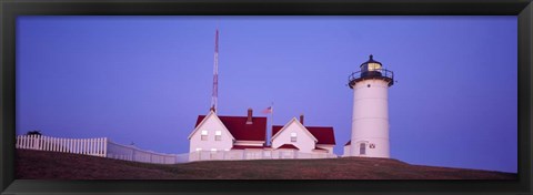 Framed Nobska Lighthouse Woods Hole Cape Cod Print