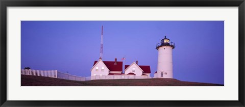Framed Nobska Lighthouse Woods Hole Cape Cod Print