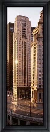 Framed Skyscrapers in a city, Chicago Print