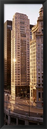 Framed Skyscrapers in a city, Chicago Print
