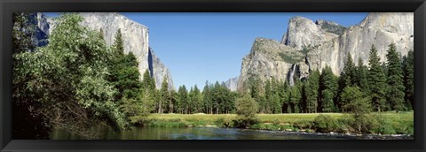 Framed Siesta Lake, Yosemite National Park Print