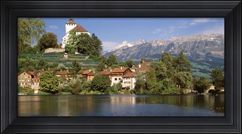 Framed Switzerland, Werdenberg Print