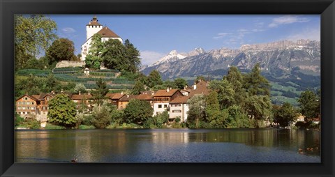 Framed Switzerland, Werdenberg Print