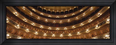 Framed Colon Theater, Buenos Aires, Argentina Print