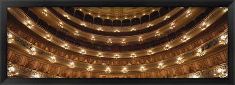 Framed Colon Theater, Buenos Aires, Argentina Print