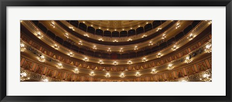 Framed Colon Theater, Buenos Aires, Argentina Print