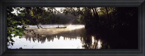 Framed Lake in the forest, Sierra Foothills Print