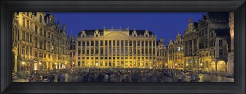 Framed Grand Palace Square, Brussels, Belgium Print