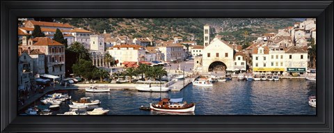 Framed Scenic Harbor Print