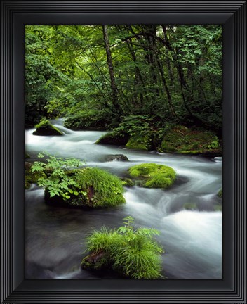 Framed River Aomori Japan Print
