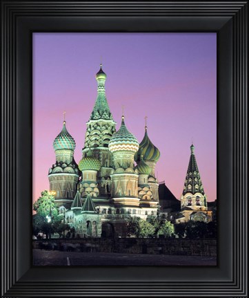 Framed St Basil's Cathedral Moscow Russia Print