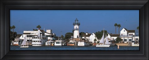 Framed Marina Los Angeles Print