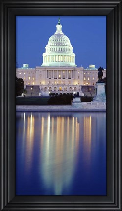 Framed US Capitol Washington DC Print