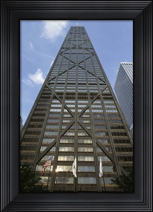 Framed John Hancock Building Chicago Print
