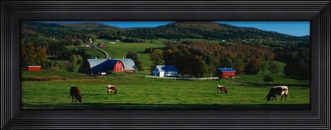Framed Diamond Heart Farm Print