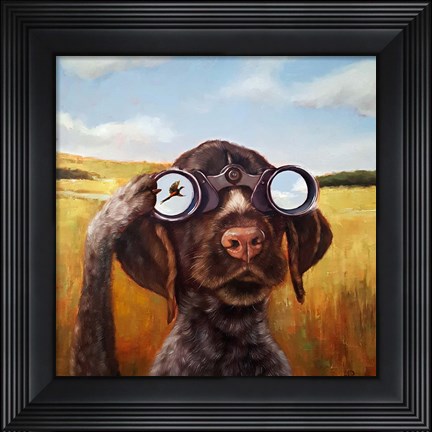 Framed Bird Dog Print