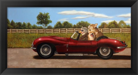 Framed Country Drive Print