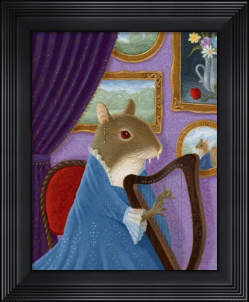 Framed Priscilla F. Foffenschnizzle Print