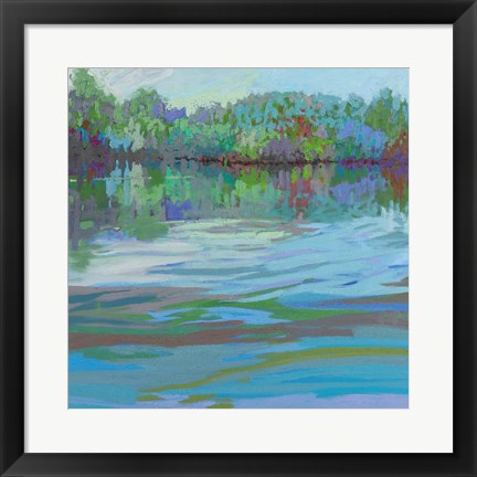 Framed Waterways IX Print