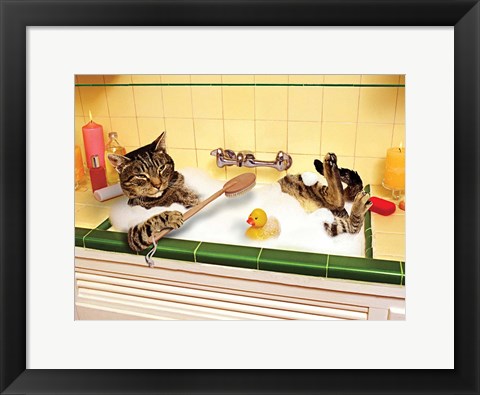 Framed Kitchen Spa Print