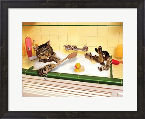 Framed Kitchen Spa Print