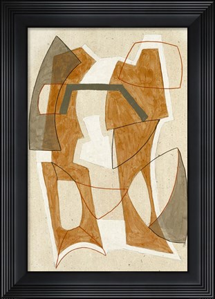 Framed Mid Cent Rust Print