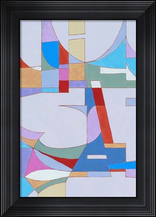 Framed Geometric Print
