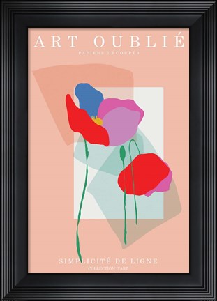 Framed Line Simplicity II Print