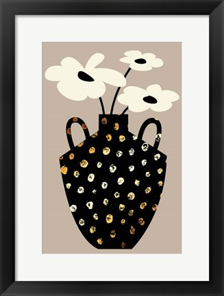 Framed Vase Floral II Print