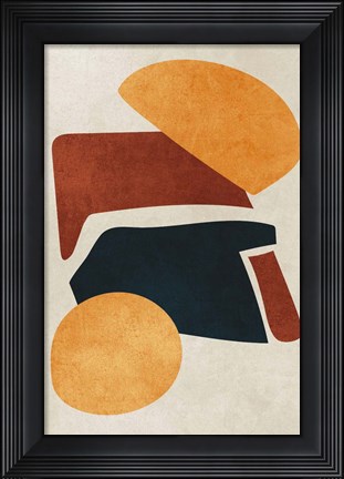 Framed Earth Tone Print