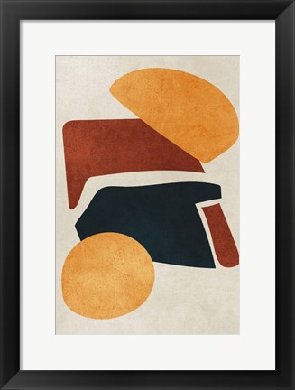 Framed Earth Tone Print