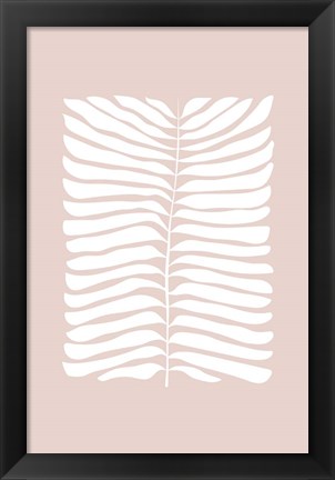 Framed Leaf Pattern Print