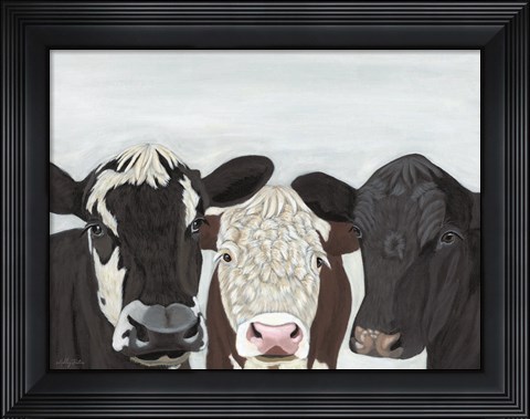 Framed Herd Meeting Print