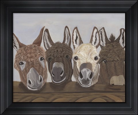 Framed Barnyard Buddies Print