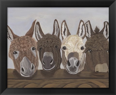 Framed Barnyard Buddies Print