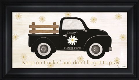 Framed Keep On Truckin&#39; Print