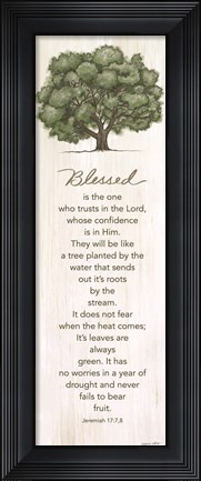Framed Blessed Print