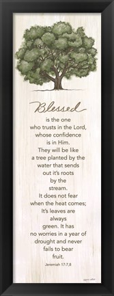 Framed Blessed Print