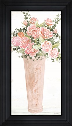 Framed Cotton Candy Roses II Print