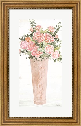 Framed Cotton Candy Roses II Print