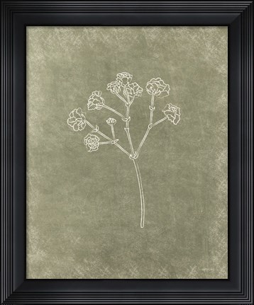 Framed Floral I Print