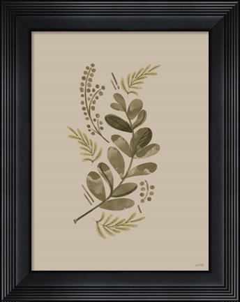 Framed Cream Bough I Print