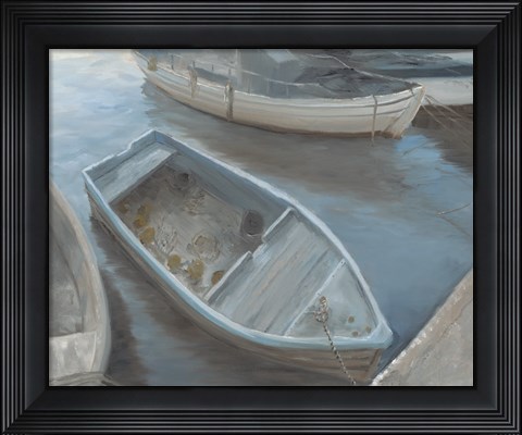 Framed Calmly Moored Print