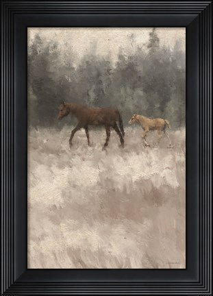 Framed Little Blonde Colt Print