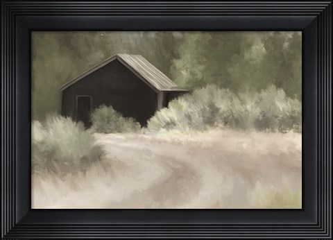 Framed Paint it Onyx Print