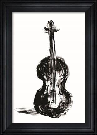 Framed Music is Art for the Soul Print