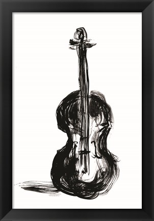 Framed Music is Art for the Soul Print