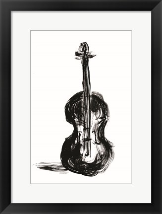 Framed Music is Art for the Soul Print